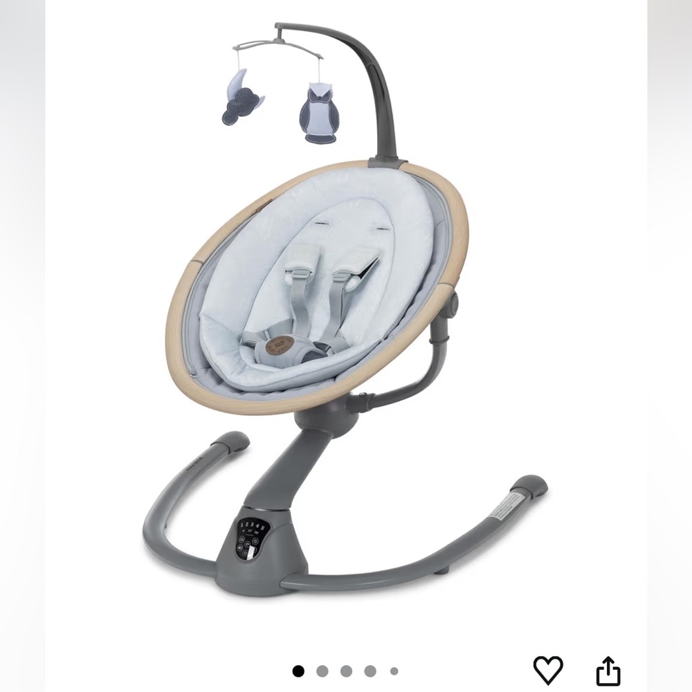 Maxi Cosi Cassia Baby Swing - Slate - Smart Auto Motion - 360• Rotating Seat